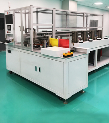 18650圆柱电池自动上料，扫码，装盒分选机